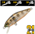 Воблер PONTOON21 CrackJack 38SP-MR 38мм 2.5гр  0,7-1,0м 008 Ghost HG Gill