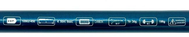 Удилище с кольцами MIFINE Competitive 4.5м 10-30г 10902-450