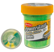 Паста форелевая Berkley Powerbait Double Glitter Twist (50г) Green White Lemon Yellow 1105520 Паста форелевая Berkley Powerbait Double Glitter Twist (50г) Green White Lemon Yellow 1105520