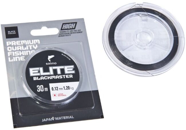 Леска монофильная зимняя Salmo Elite BLACKMASTER 030/012