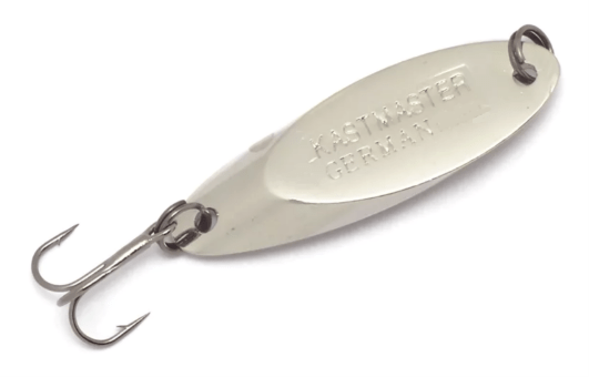 Блесна колеблющаяся GERMAN Kastmaster 105 54мм 18гр #S02 серебро матовое Блесна колеблющаяся GERMAN Kastmaster 105 54мм 18гр #S02 серебро матовое