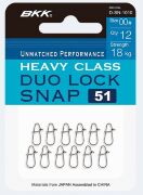 Застежка BKK Duolock Snap-51 #00 40lb/18кг 12шт/уп