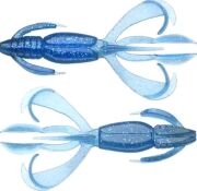 Силиконовая приманка KEITECH Crazy Flapper 2.8" #301 Sapphire Blue 7.0см 8шт/уп