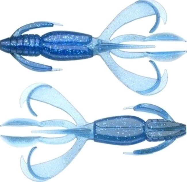 Силиконовая приманка KEITECH Crazy Flapper 2.8" #301 Sapphire Blue 7.0см 8шт/уп