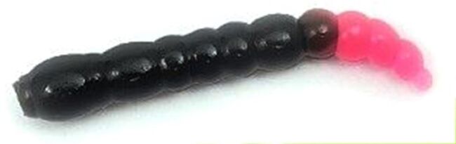 Силикон приманка BORODA BAITS Kora Buba DC SS 35мм 0.7гр Чёрн/Ярко-роз Сыр 12шт/уп