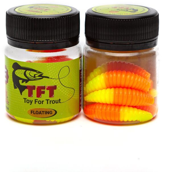 TFT Приманка силиконовая 38 мм. KUKA Цвет: K-26 Оранжевый-Шартрез, Аромат: Сыр, 10шт. TFT Приманка силиконовая 38 мм. KUKA Цвет: K-26 Оранжевый-Шартрез, Аромат: Сыр, 10шт.