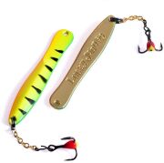 Блесна вертикальная зимняя Lucky John WALLE с цепочкой и тройником  50мм TIGER блистер Блесна вертикальная зимняя Lucky John WALLE с цепочкой и тройником  50мм TIGER блистер