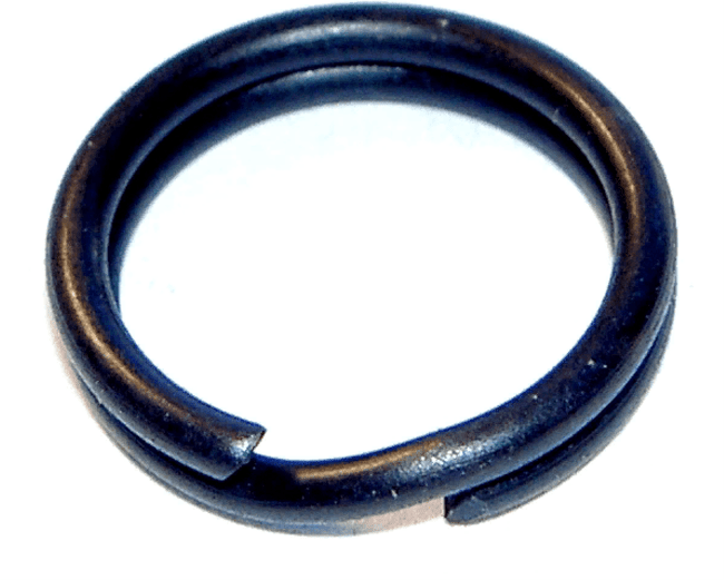 Кольцо заводное FISH SEASON Mat Black Slim Split Ring тёмное матовое ф6мм 10кг 16шт/уп 6011-06F