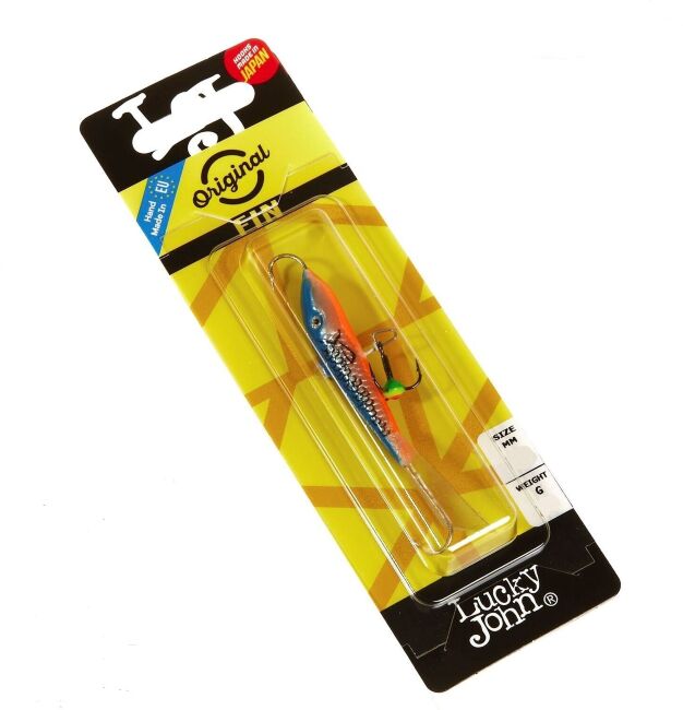 Балансир Lucky John FIN 4 с тройником 60мм 11гр/45H блистер 71413-45H Балансир Lucky John FIN 4 с тройником 60мм 11гр/45H блистер 71413-45H