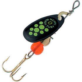 Блесна вращающаяся MEPPS Comet Black Fury NR/CH (черн/chartreus) №00 1,5г