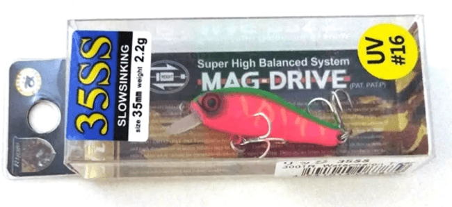 Воблер GROWS CULTURE Rige 35SS (35мм/2.2гр) UV#16 3001R Watermelon Tiger