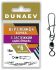 Вертлюжок бочка с застежкой "Двойная" DUNAEV #6 6шт/уп