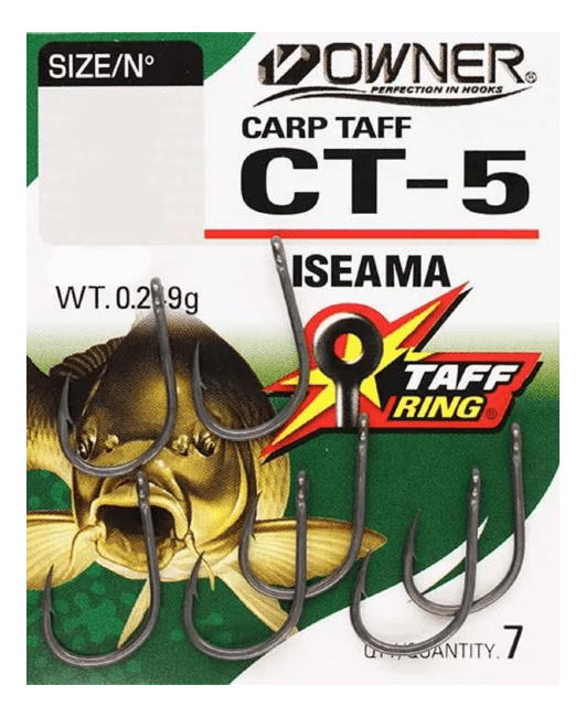 Крючок OWNER 53275-04 CT-5 Carp Taff завар.ушко серый кованый 8шт/уп Крючок OWNER 53275-04 CT-5 Carp Taff завар.ушко серый кованый 8шт/уп