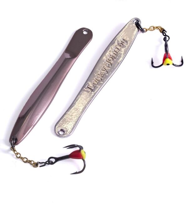 Блесна вертикальная зимняя Lucky John WALLE с цепочкой и тройником 60мм CS блистер Блесна вертикальная зимняя Lucky John WALLE с цепочкой и тройником 60мм CS блистер