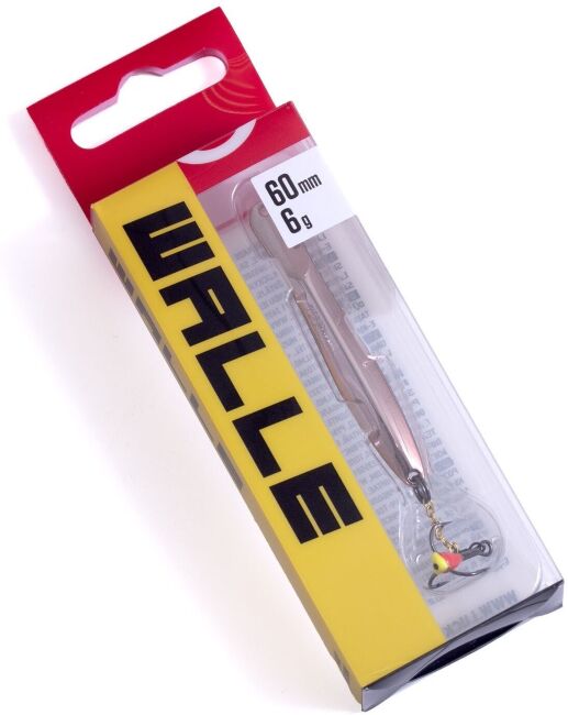 Блесна вертикальная зимняя Lucky John WALLE с цепочкой и тройником 60мм CS блистер Блесна вертикальная зимняя Lucky John WALLE с цепочкой и тройником 60мм CS блистер