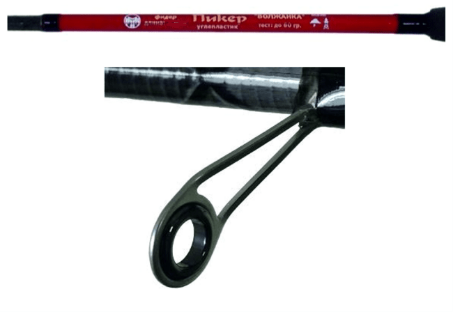 Удилище фидер "Волжанка Пикер" 2.4м (2 секции+3) тест 60гр (IM6) 040-0033