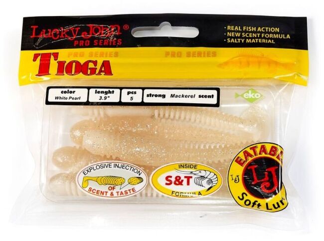 Виброхвост LUCKY JOHN Pro Series Tioga 3.9" 100мм #T47 5шт/уп 140104-T47
