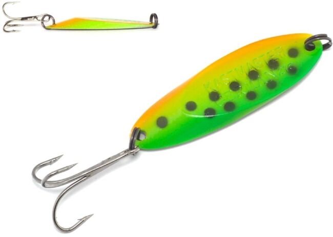 Блесна колеблющаяся GERMAN Kastmaster 105 56мм 21гр #B032 Fire Tiger