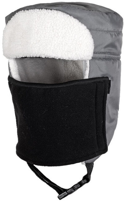 Шапка-ушанка ЧАЙКА Полюс зим тк:NylonOxford 210D Milky подкл:флис отделка:мех р:61-62