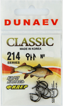 Крючок DUNAEV Classic 214 #10 9шт/уп Крючок DUNAEV Classic 214 #10 9шт/уп
