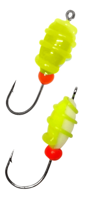 Мормышка горизонтальная ТУЛА цв: желтый крючок Maruto №6 0.7гр 3шт/уп МГЖ-607
