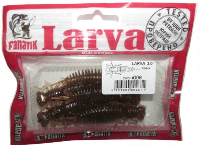 Cиликоновая приманка Fanatik Larva 3.0 (7.5cм) 006 Cиликоновая приманка Fanatik Larva 3.0 (7.5cм) 006