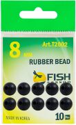 Бусина резиновая FISH SEASON Rubber Bead Ø8мм отв:1.2мм 10шт/уп 2002TF Бусина резиновая FISH SEASON Rubber Bead Ø8мм отв:1.2мм 10шт/уп 2002TF