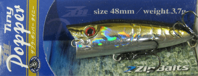 Воблер ZipBaits ZBL Popper Tiny 48F 48мм 3.7гр поверхностный 510R Воблер ZipBaits ZBL Popper Tiny 48F 48мм 3.7гр поверхностный 510R