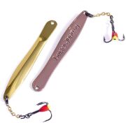 Блесна вертикальная зимняя Lucky John WALLE с цепочкой и тройником  60мм GC блистер Блесна вертикальная зимняя Lucky John WALLE с цепочкой и тройником  60мм GC блистер