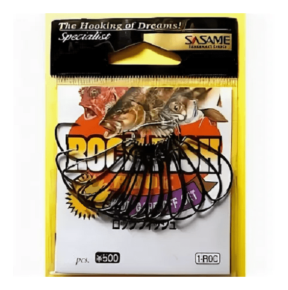 Крючок овсетный SASAME ROCK FISH 1 (черный)
