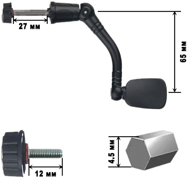 Ручка для катушки DAYO 27-SLYB-L Ручка для катушки DAYO 27-SLYB-L