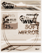 Поводок WIN SOFT MIRROR никель-титан мягкий 12кг 25см 2шт/уп TSM-12-25 Поводок WIN SOFT MIRROR никель-титан мягкий 12кг 25см 2шт/уп TSM-12-25