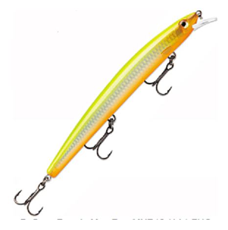 Воблер RAPALA Max Rap Long Range Minnow плавающий 12см 20гр до 1.2м MXLM12-FHC