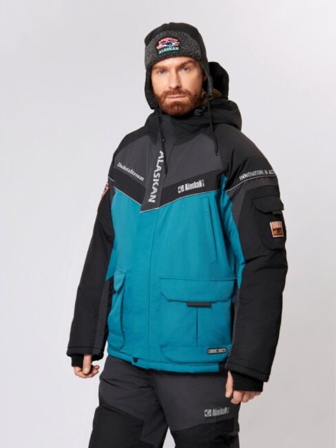 Костюм зимний Alaskan Dakota Stream мор.волн/cер/черн L ASDSGGBL