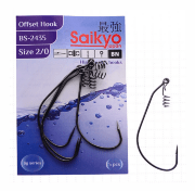 Крючки Saikyo BS-2435 BN №2/0 5шт/уп Крючки Saikyo BS-2435 BN №2/0 5шт/уп