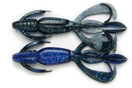 Силиконовая приманка KEITECH Crazy Flapper 2.8" #413 Black Blue 7.0см 8шт/уп Силиконовая приманка KEITECH Crazy Flapper 2.8" #413 Black Blue 7.0см 8шт/уп