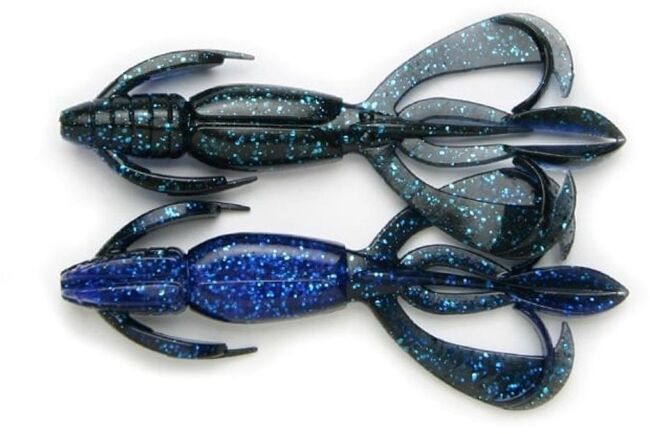 Силиконовая приманка KEITECH Crazy Flapper 2.8" #413 Black Blue 7.0см 8шт/уп Силиконовая приманка KEITECH Crazy Flapper 2.8" #413 Black Blue 7.0см 8шт/уп