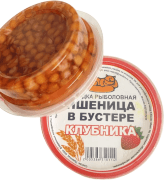 Насадка рыболовная РЫЖИЙ КОТ Пшеница в бустере Клубника 30мл Насадка рыболовная РЫЖИЙ КОТ Пшеница в бустере Клубника 30мл