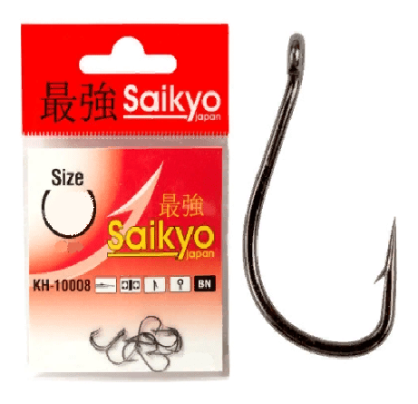 Крючок SAIKYO KH-10008 Idumezina BN № 0,8 10шт/уп Крючок SAIKYO KH-10008 Idumezina BN № 0,8 10шт/уп
