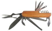 Мультитул СЛЕДОПЫТ 11 предметов, деревянная ручка PF-MT-12