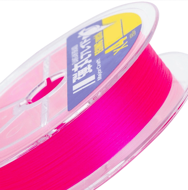 Шнур плетеный MAJOR CRAFT Dangan Braid Eging Special X4 #0.4/0.07мм 150м до 3.2 кг (pink)