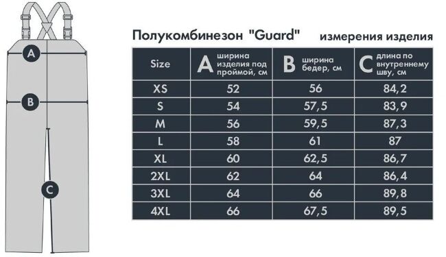 Полукомбинезон FHM Guard Серый L Полукомбинезон FHM Guard Серый L