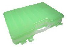 Кейс ТРИ КИТА КД-1 зеленый двухсторонний с ручкой 290*210*60мм