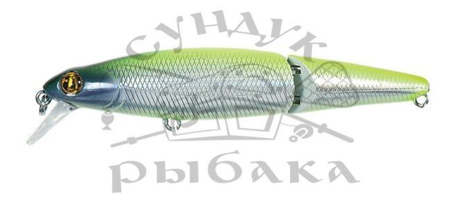 Воблер PONTOON21 Pacer 75JF-SR 75мм 5.8гр 0,5-1,0м 702 Alumina Fresh Green SH