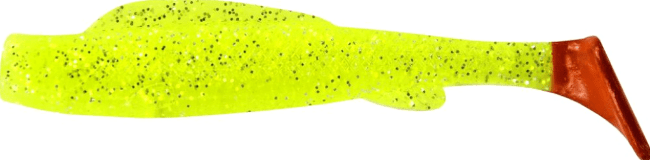 Виброхвост ALLVEGA Bite Fighter Float 8см 4.9гр 4шт/уп #001RT chartreuse RT