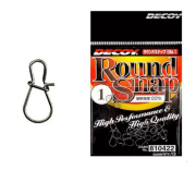 Застежка DECOY Round Snap SN-1 №1 22lb/10кг черный 13шт/уп (810422)