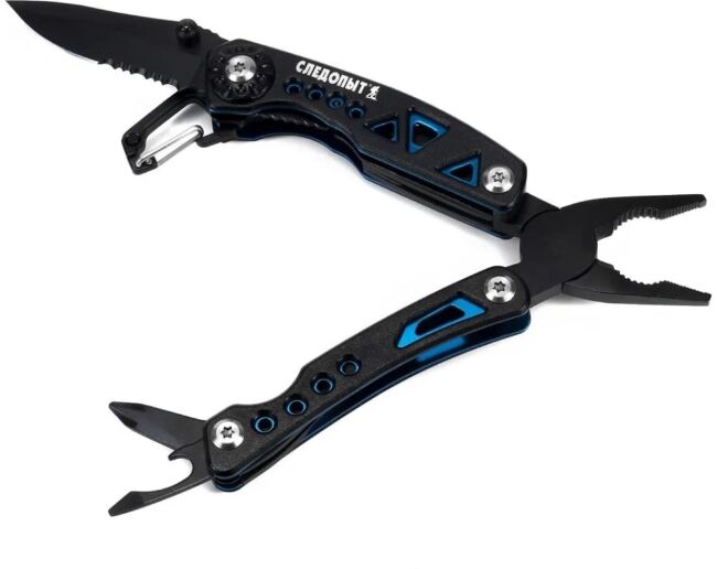 Мультитул (плоскогубцы) "СЛЕДОПЫТ-STALKER" 7 предметов в чехле PF-MT-25