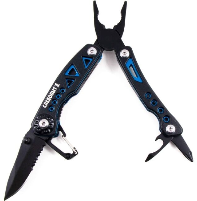 Мультитул (плоскогубцы) "СЛЕДОПЫТ-STALKER" 7 предметов в чехле PF-MT-25