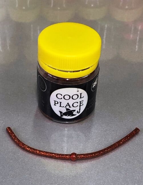 Силиконовая приманка COOL PLACE Доширак 100мм Сыр #Brown glitter 12шт/уп