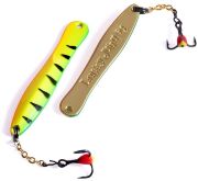 Блесна вертикальная зимняя Lucky John WALLE с цепочкой и тройником  60мм TIGER блистер Блесна вертикальная зимняя Lucky John WALLE с цепочкой и тройником  60мм TIGER блистер